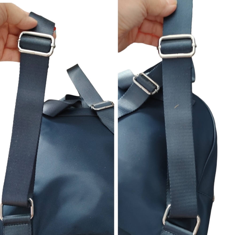 Karl Lagerfeld Navy Nylon Backpack - Picture 10 of 16